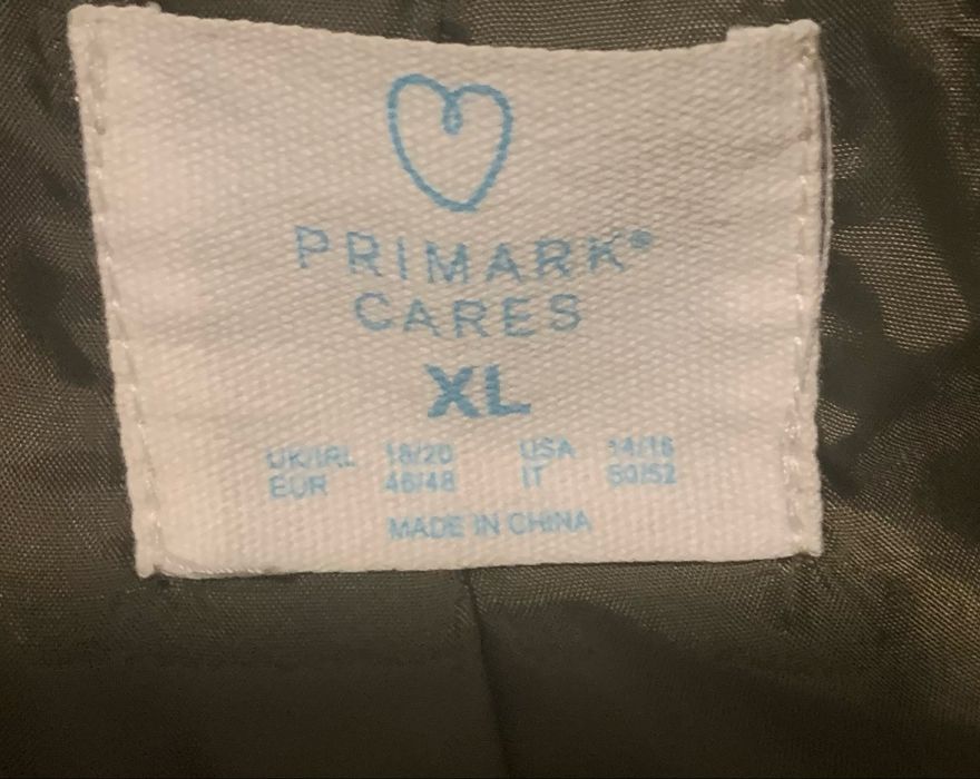 Шубка зі штучного хутра Primark, зеленого кольору L- XL, наш 46-48-50