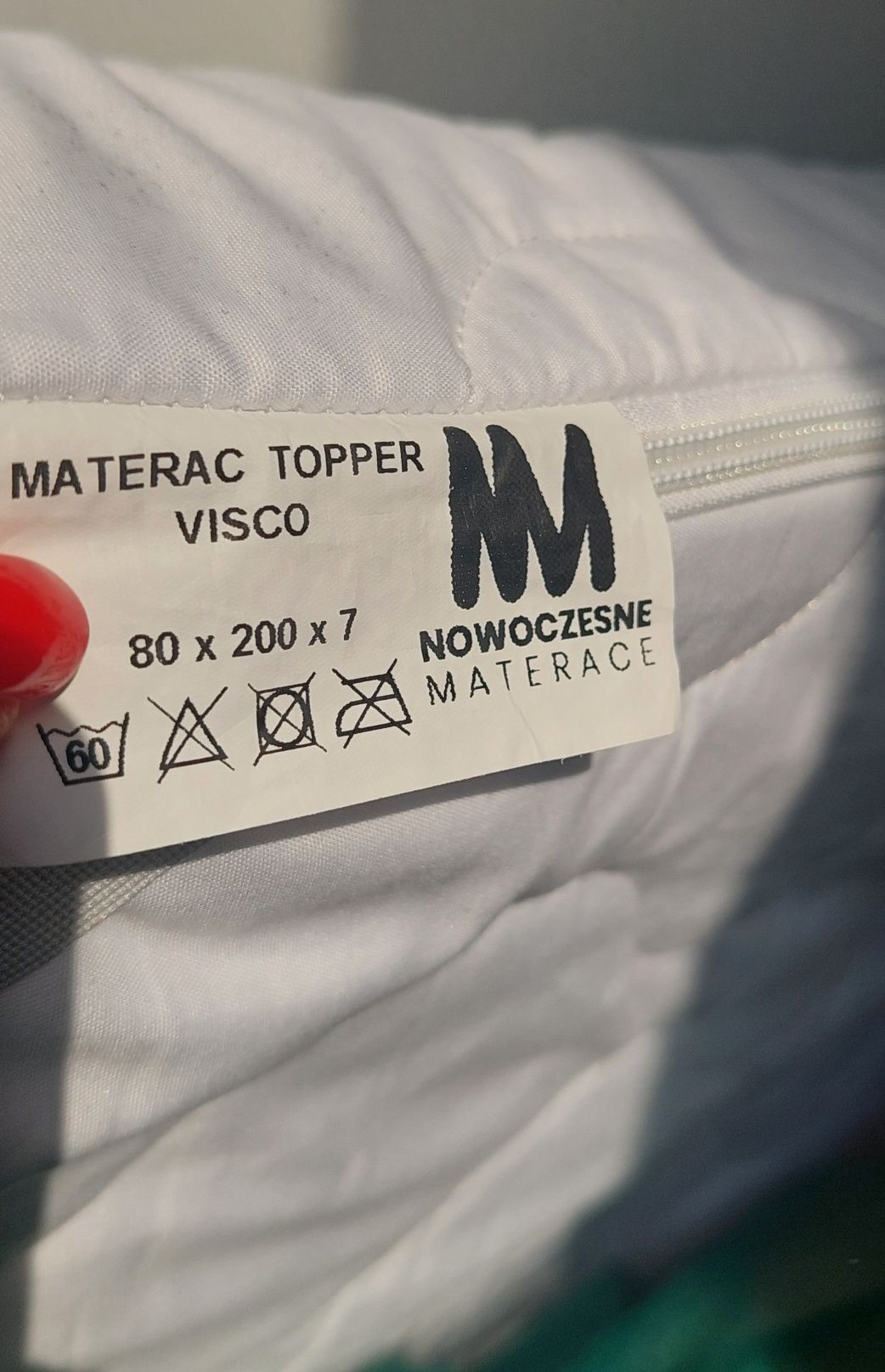 Materac Nakładka NM 80x200 miękki 7 cm