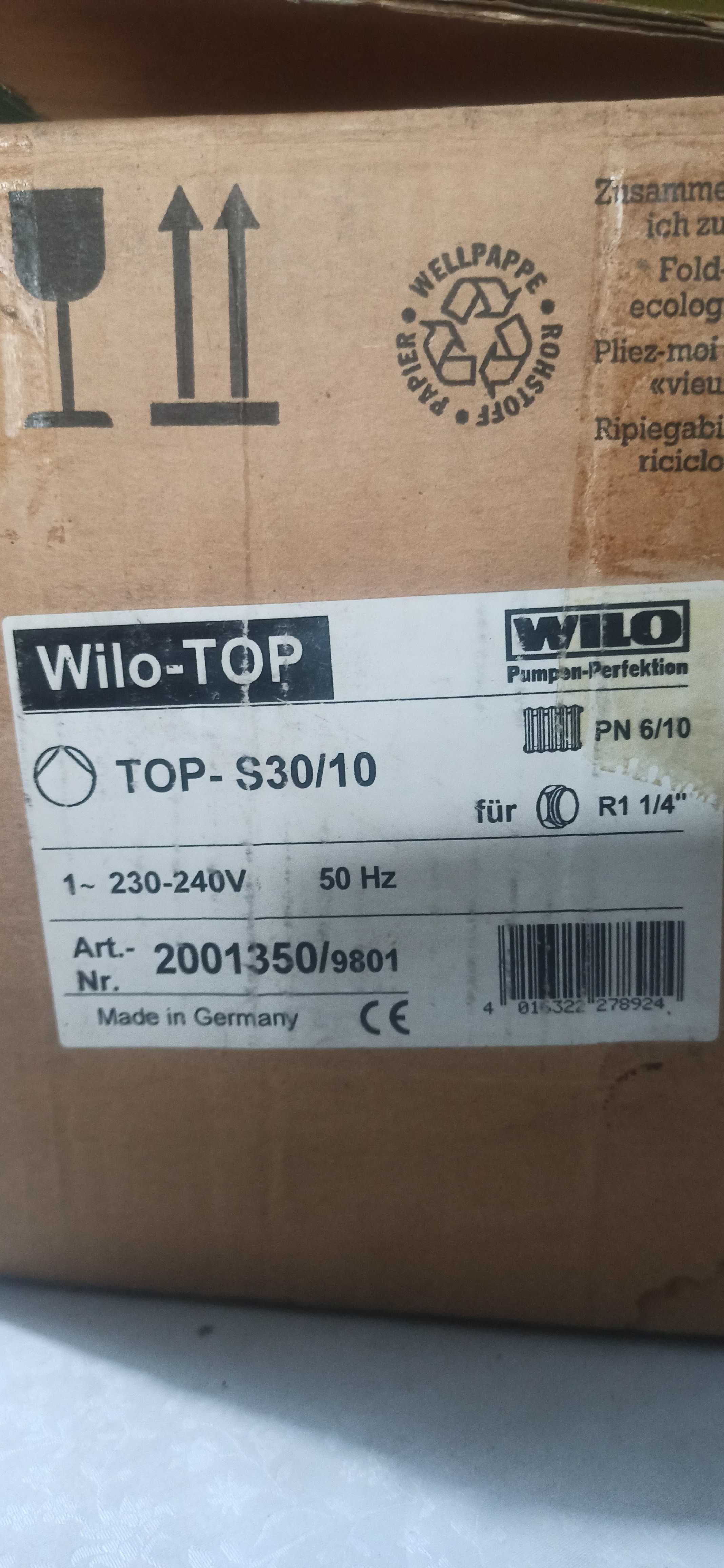 Pompa Wilo Top s30/10