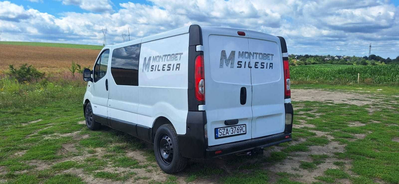 Renault Trafic / 6cio osobowy / zabudowa - brygadówka / 2.0 Diesel