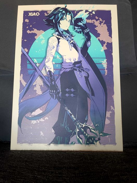 Plakat metalowy Displate Xiao