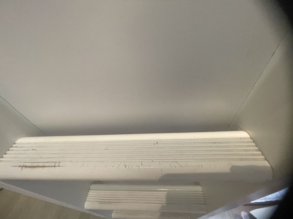 Lozko piętrowe z biurkiem i szafą IKEA