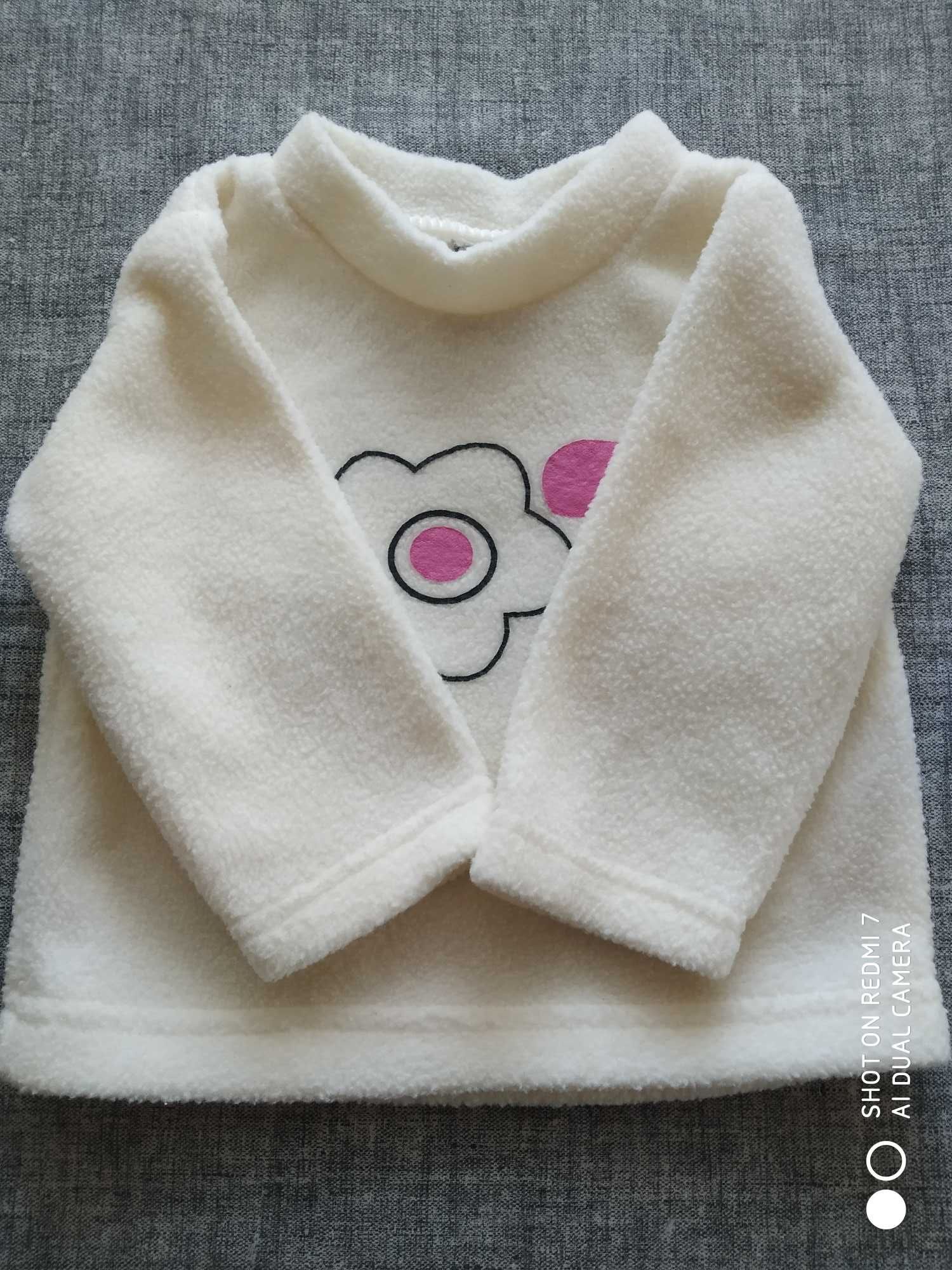 Bluza polar niemowlęcy dla dziewczynki rozm 68cm[6mies]