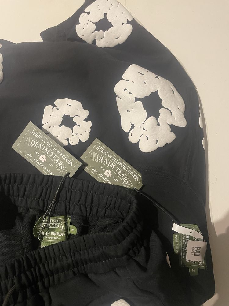 Koszulka Denim tears czarno-biala