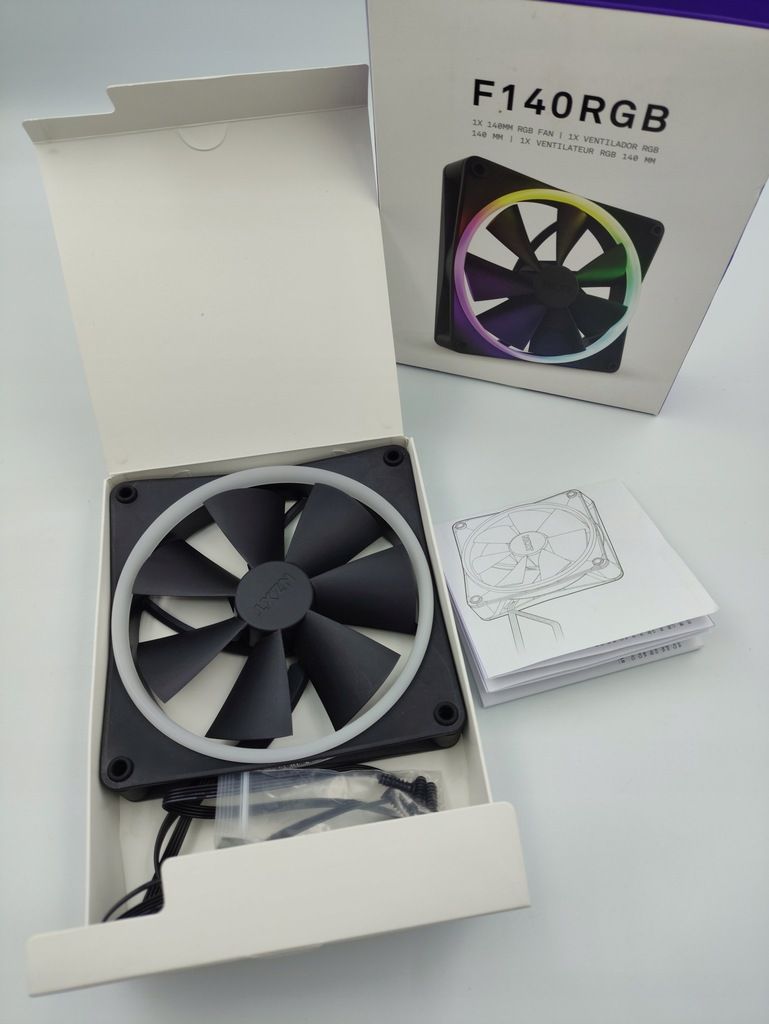 Wentylator NZXT 140 x 140 mm NZXT F140 RGB CORE pwm 2000 2x140mm