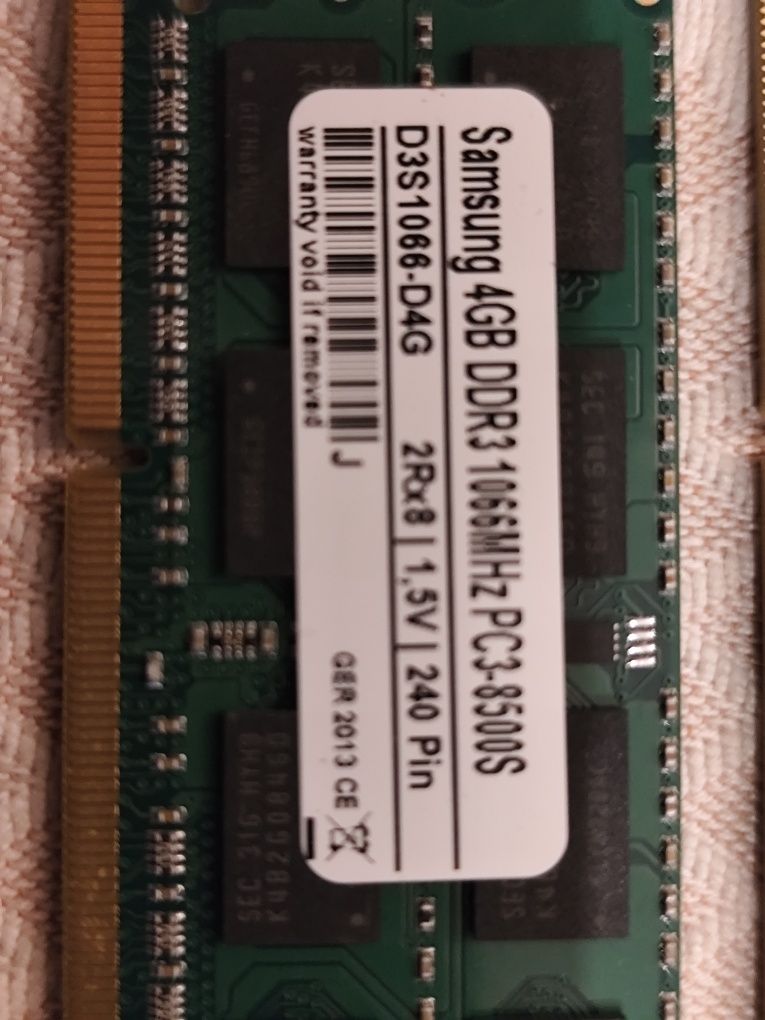 Kit memória DDR3 8GB Samsung