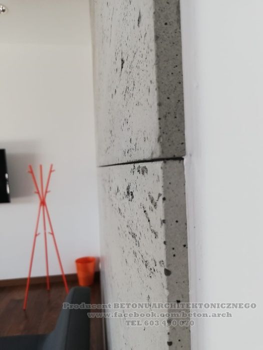 Beton architektoniczny, 120*60 cm 14mm Surowy wygląd