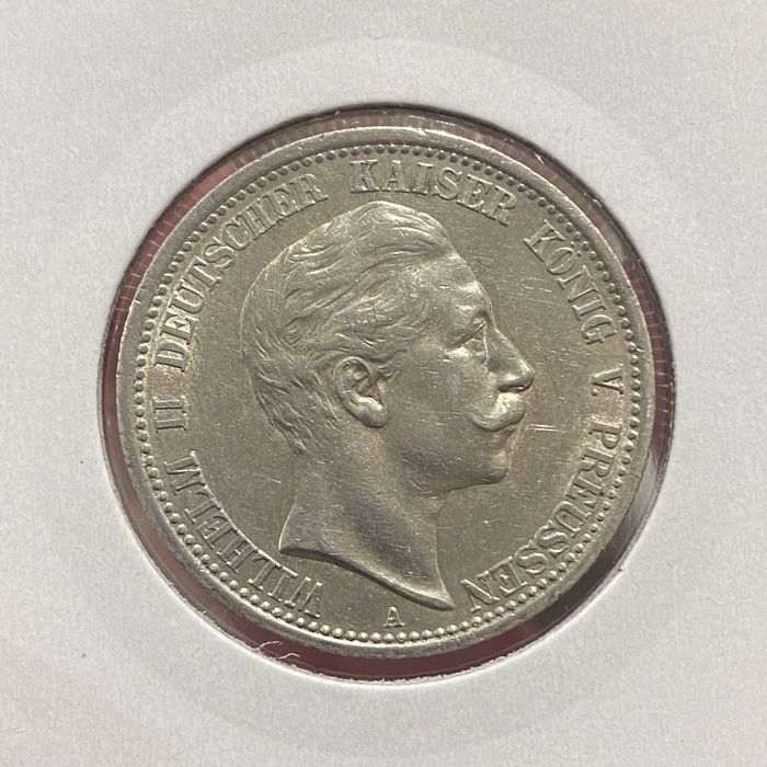 2 марки 1907 года. Вильгельм II Пруссия