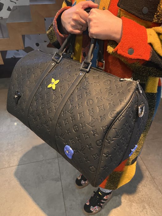 Torba Louis Vuitton Keepall Bandoulière 50 Monogram Empreinte