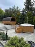 Sauna Ogrodowa 300 cm Spa Balia Jacuzzi Spa Basen Led