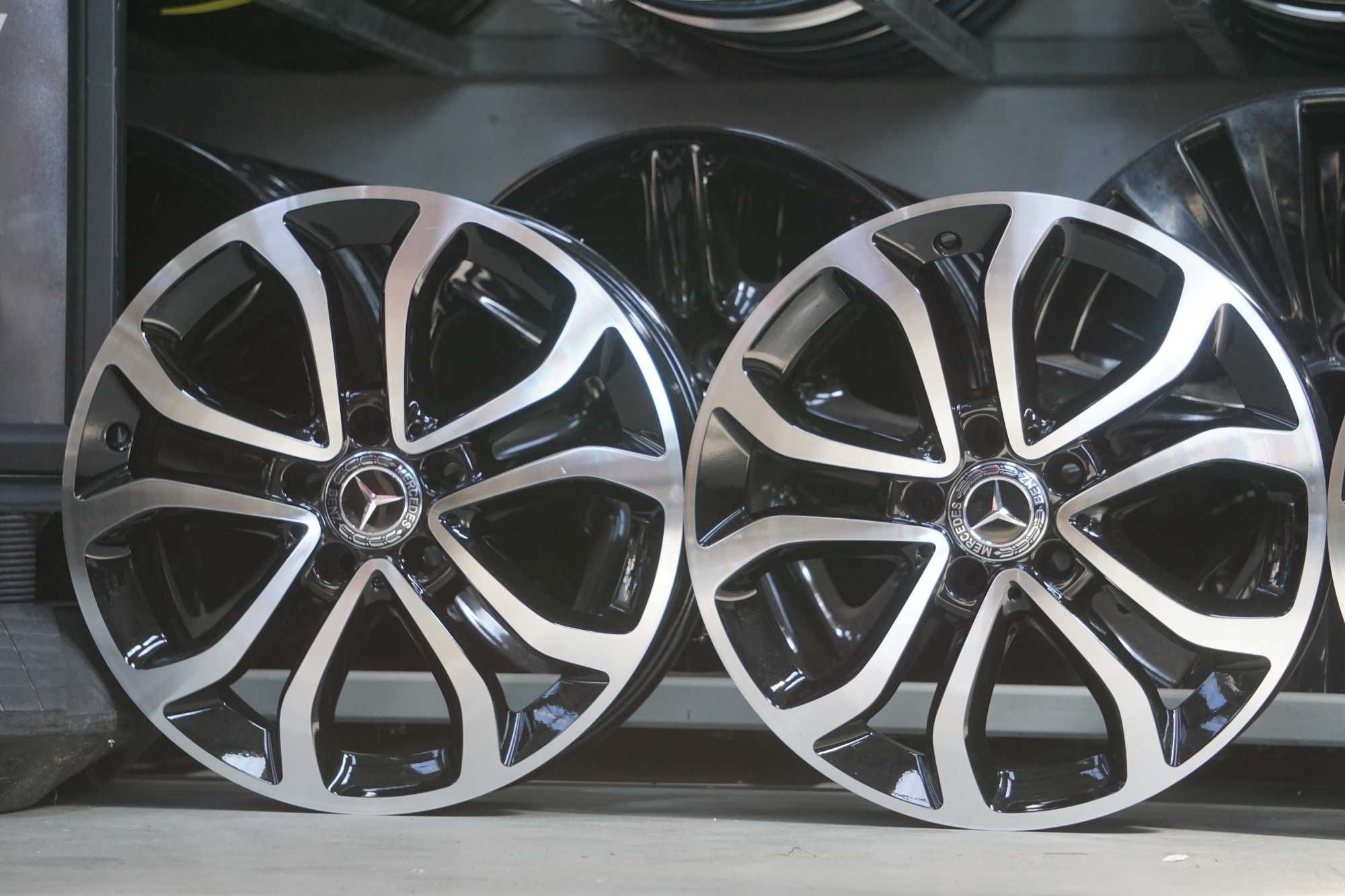 Alufelgi oryginał Mercedes W205 5x112 7Jx17 et48,5 cb66,6mm bikolor,
