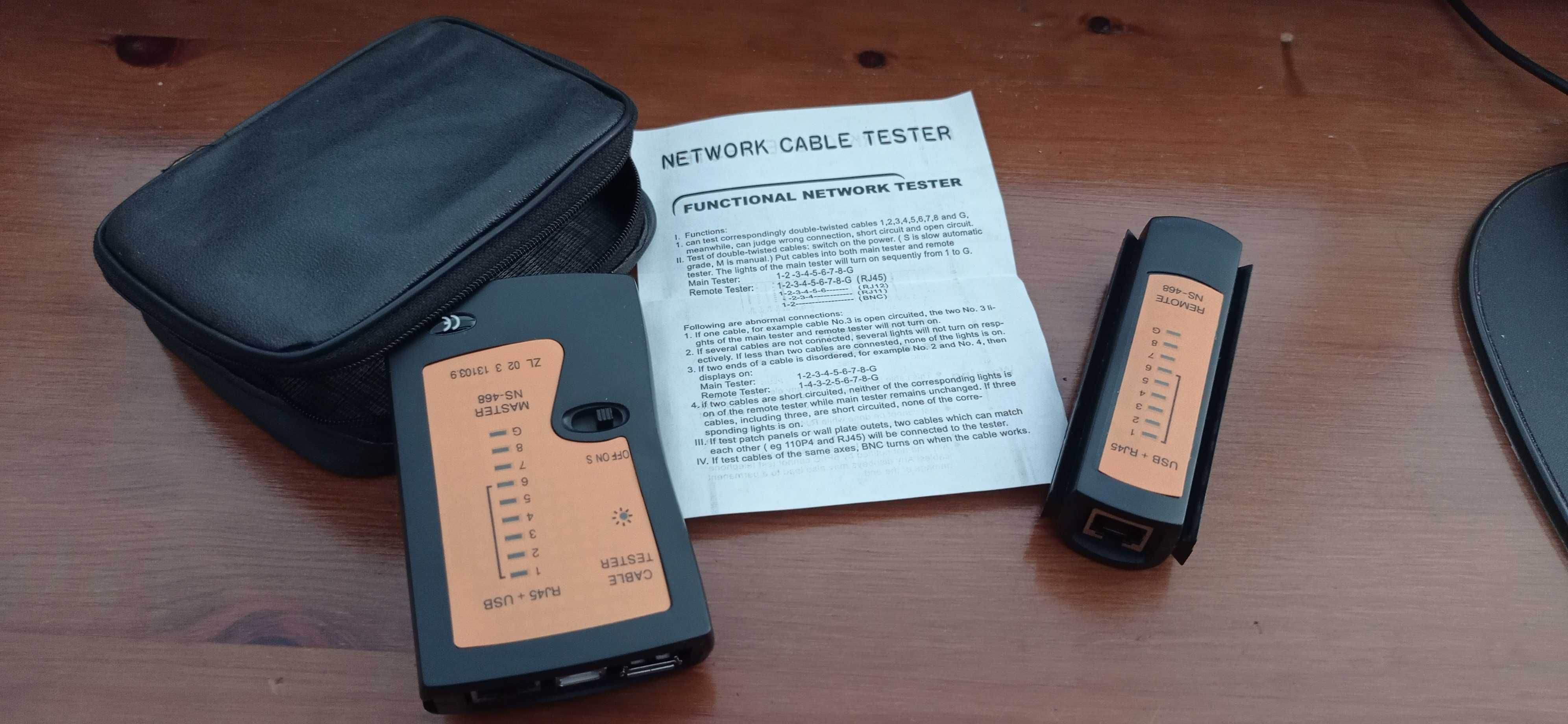 Network Cable Tester / Verificador de cabos de rede USB