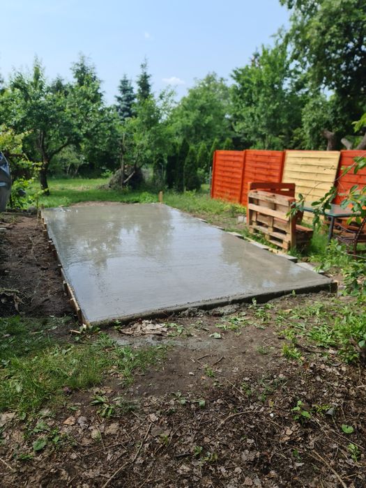 Wylewka, chudziak , płyta betonowa pod garaż, domek itp Wykonam