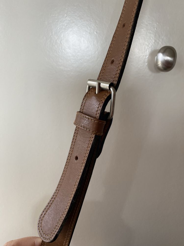 Mala de senhora Lancel vintage couro genuíno