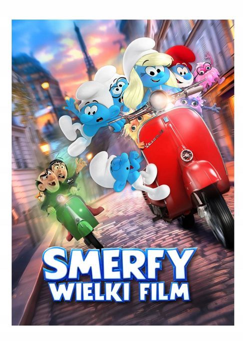 Smerfy: Wielki film, płyta DVD. . Nowy Produkt