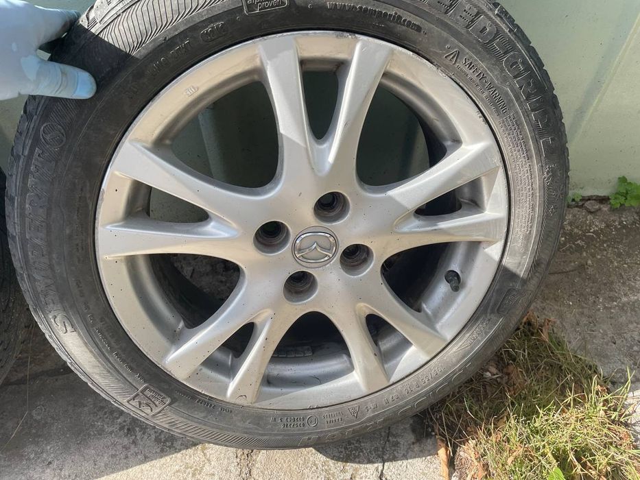 диски мазда 2 r16 4x100 et50 6.5j цо vag 57.1 резина 195/55