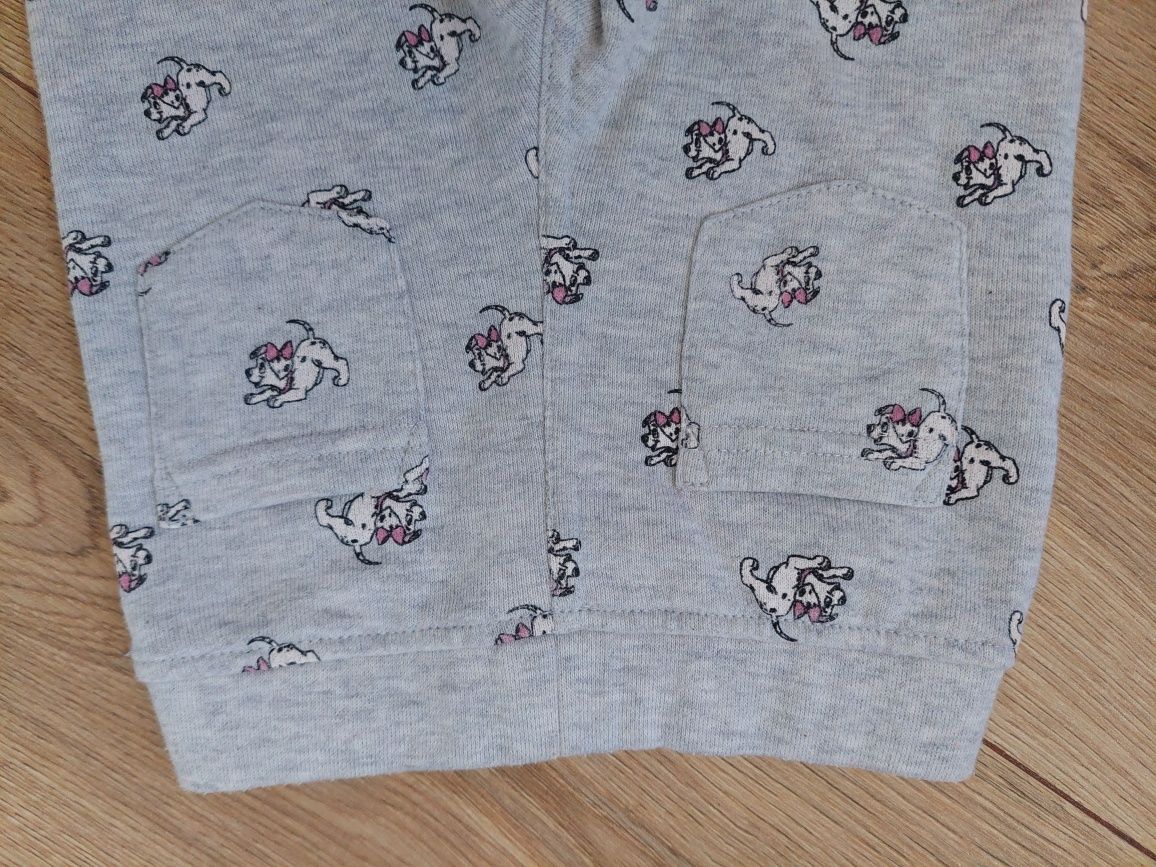 Dziewczęce spodnie niemowlęce 80 Disney Dalmatyńczyki