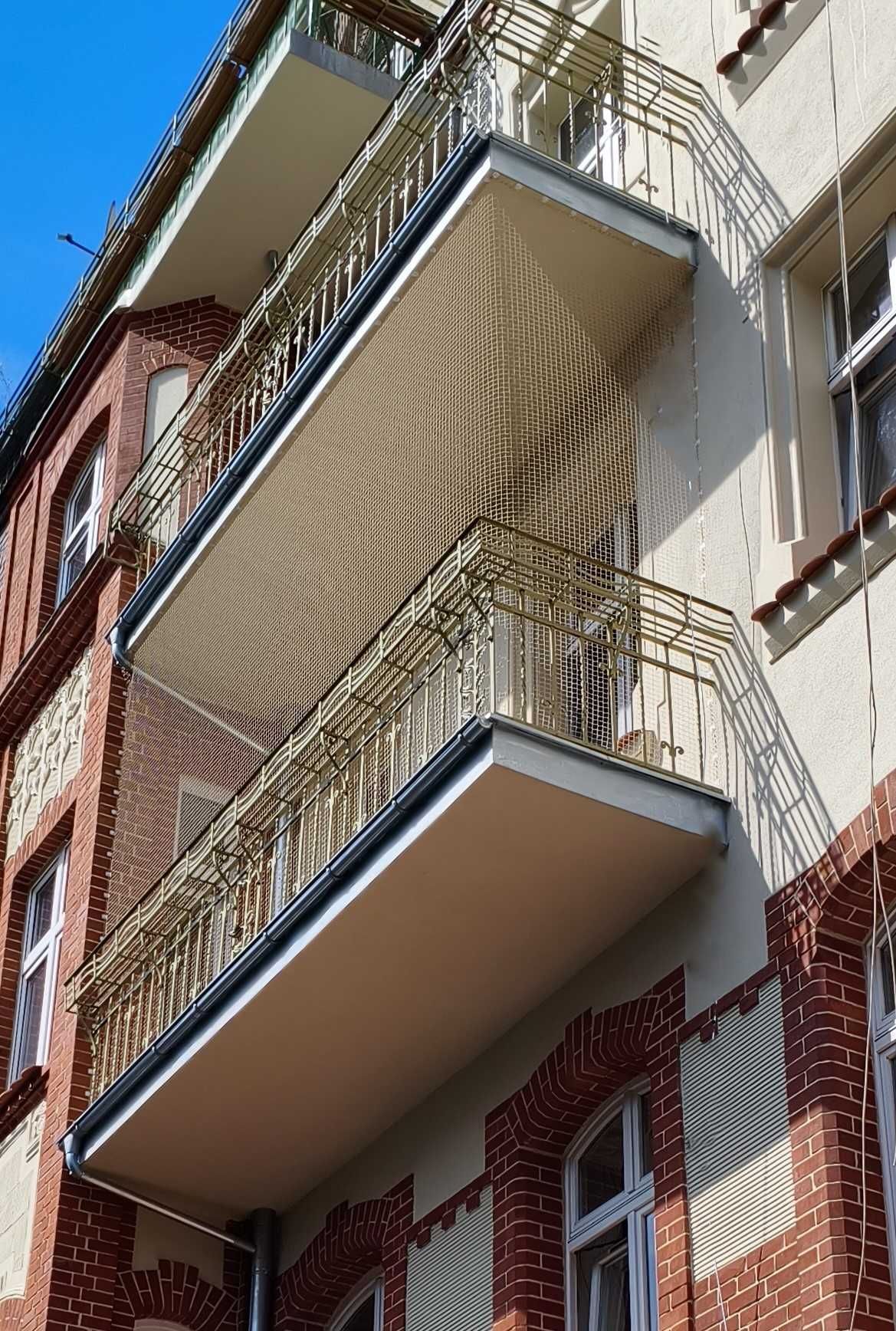 Siatka zabezpieczająca na balkon, siatka dla kota, na ptaki Poznań