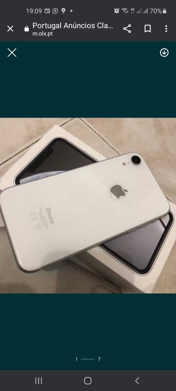 Iphone xr 64g novo