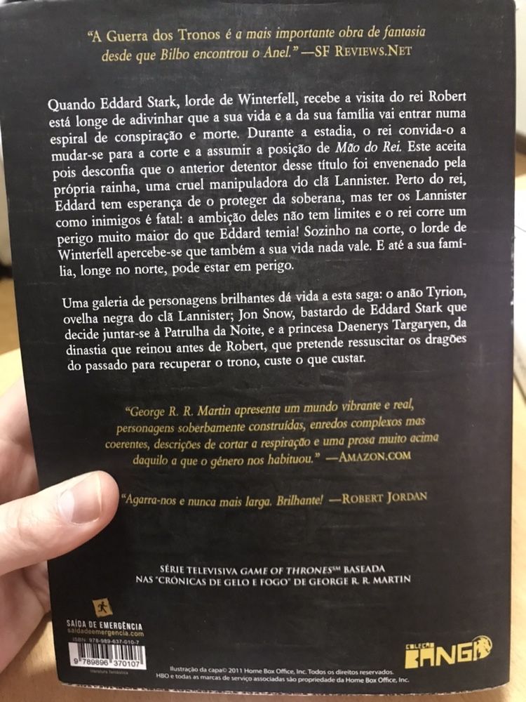 A Guerra dos Tronos - As Crónicas de Gelo e Fogo Volume 1