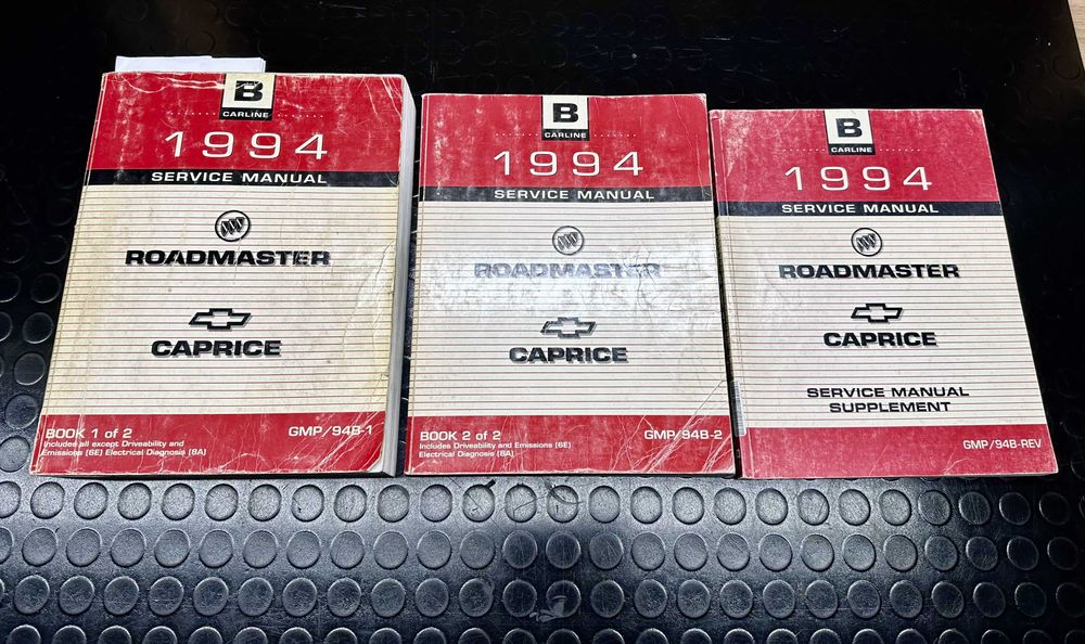 Serwisówka Buick Roadmaster / Chevy Caprice Service Manual Shop