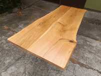 Blat dębowy w stylu Rustykalnym 210x87 na stół Live Edge