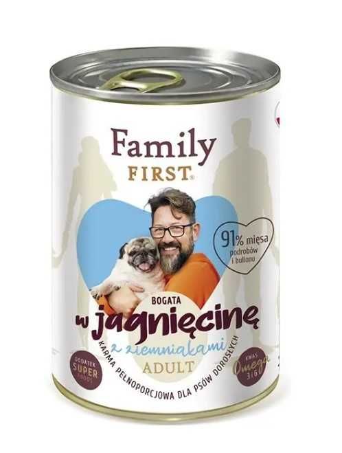 Family First Mokra karma jagnięcina ziemniaki 800g x2