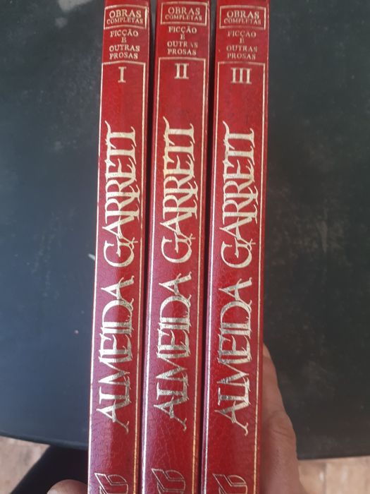 TROCO  Livros - Obras Completas Almeida Garrett 3 Volumes  1 - 2 - 3