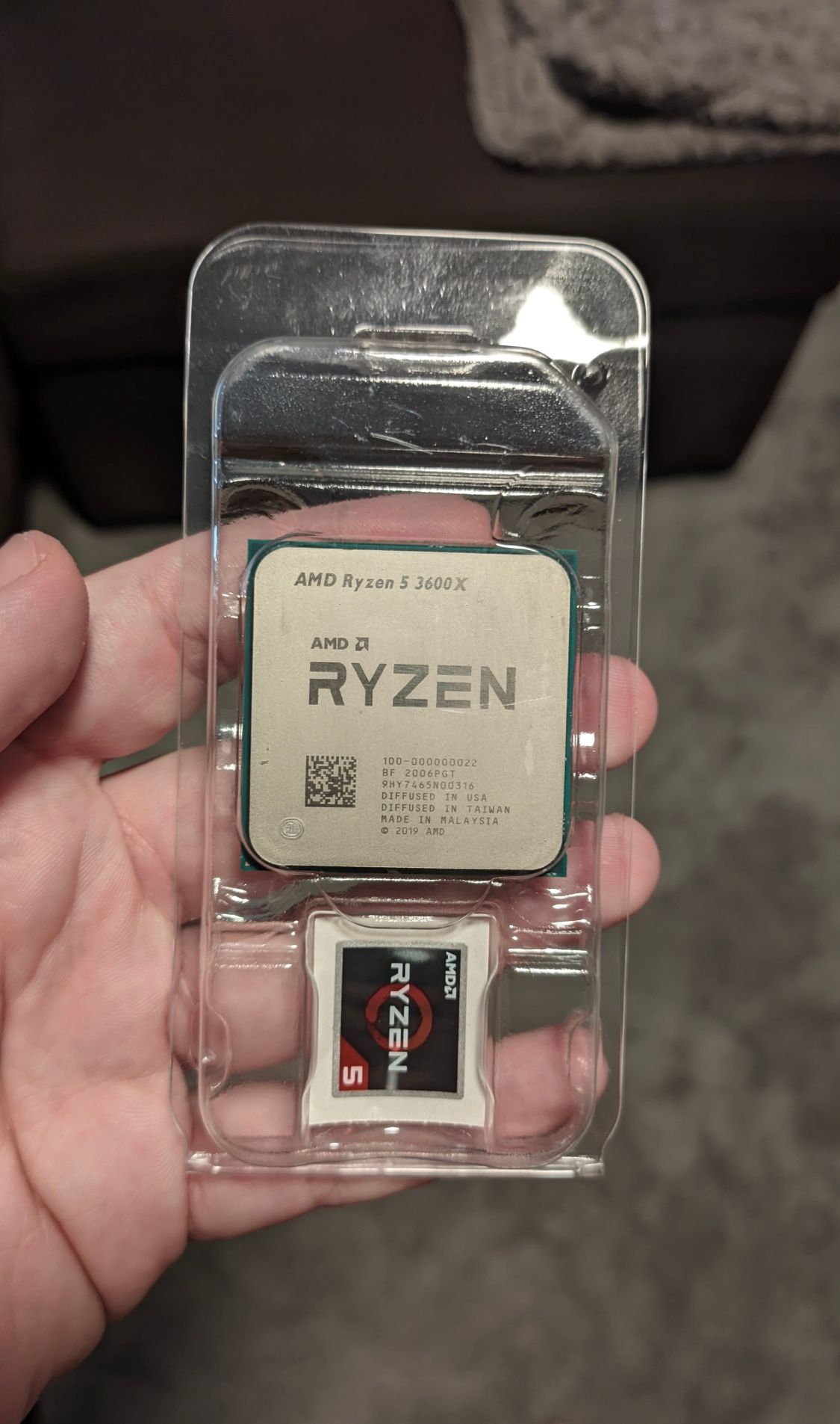 Ryzen 5 3600X – com caixa e cooler original – 6 núcleos 12 threads