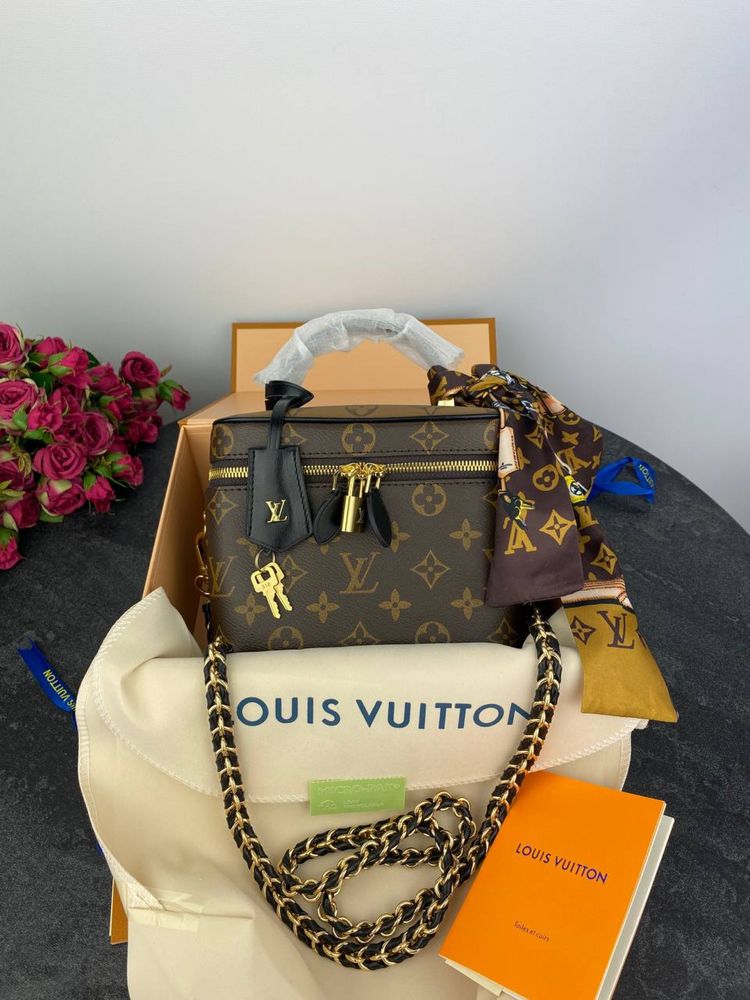 Сумка жіноча бочонок Louis Vuitton Vanity, Сумка женская Луи Витон