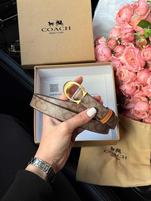 Жіночий ремінь Coach Premium