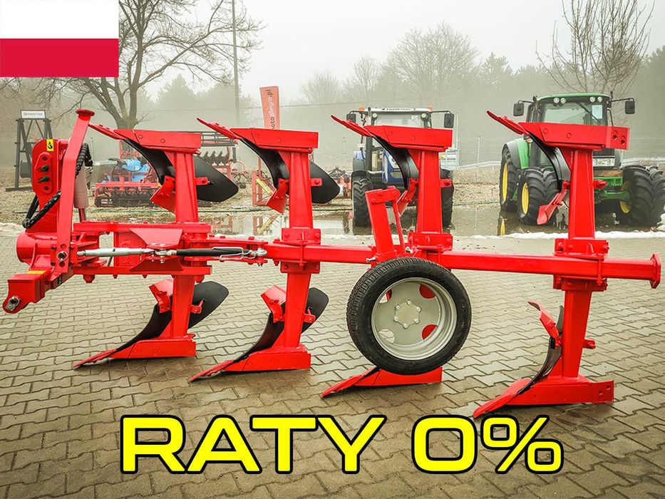Pług obrotowy skibowy jednobelkowy do orki dostawa Raty PRODUCENT