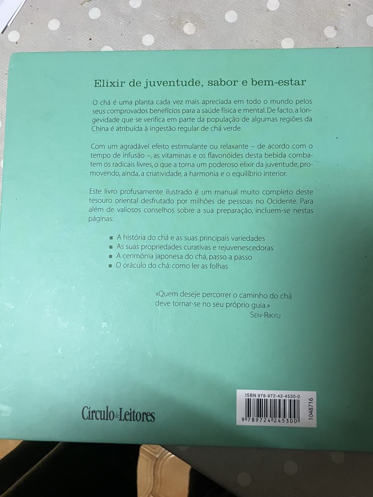 Livro Paixão pelo Chá
