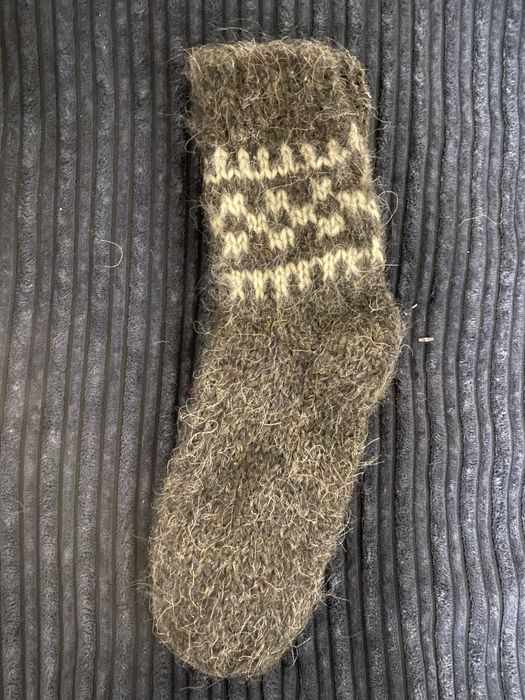 Теплі шерстяні носки, вʼязані шкарпетки