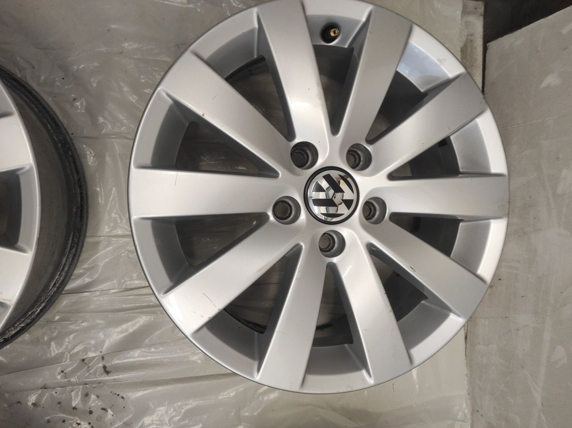 354 Felgi aluminiowe ORYGINAŁ VW Volkswagen R 16 5x112 otwór 57,1 Ładn