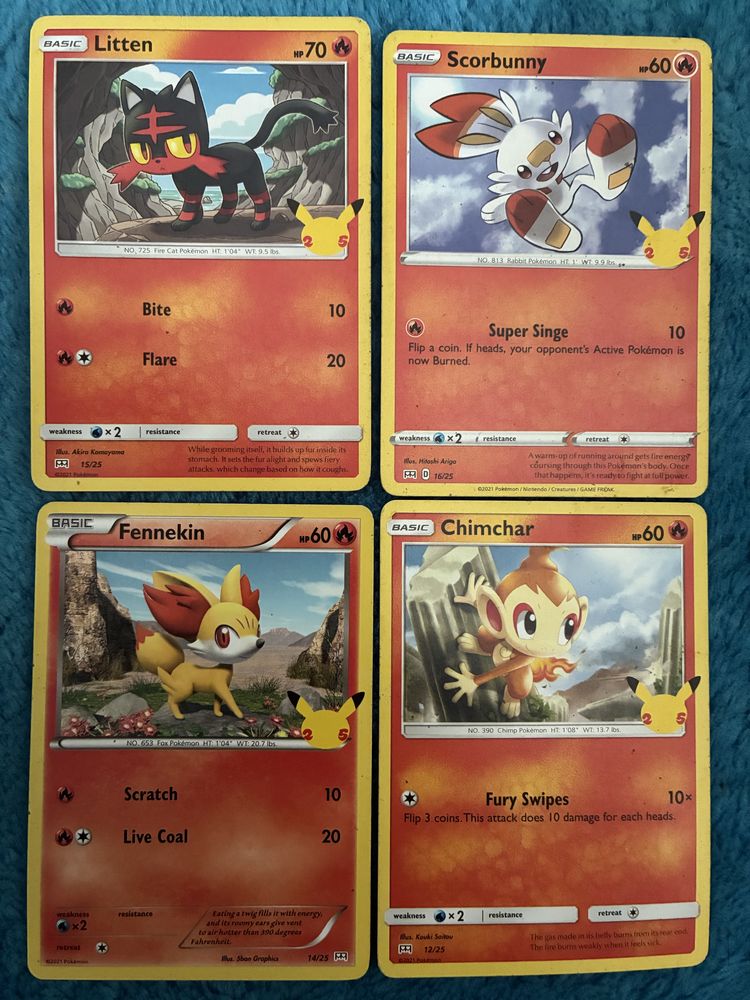 Cartas de pokemon