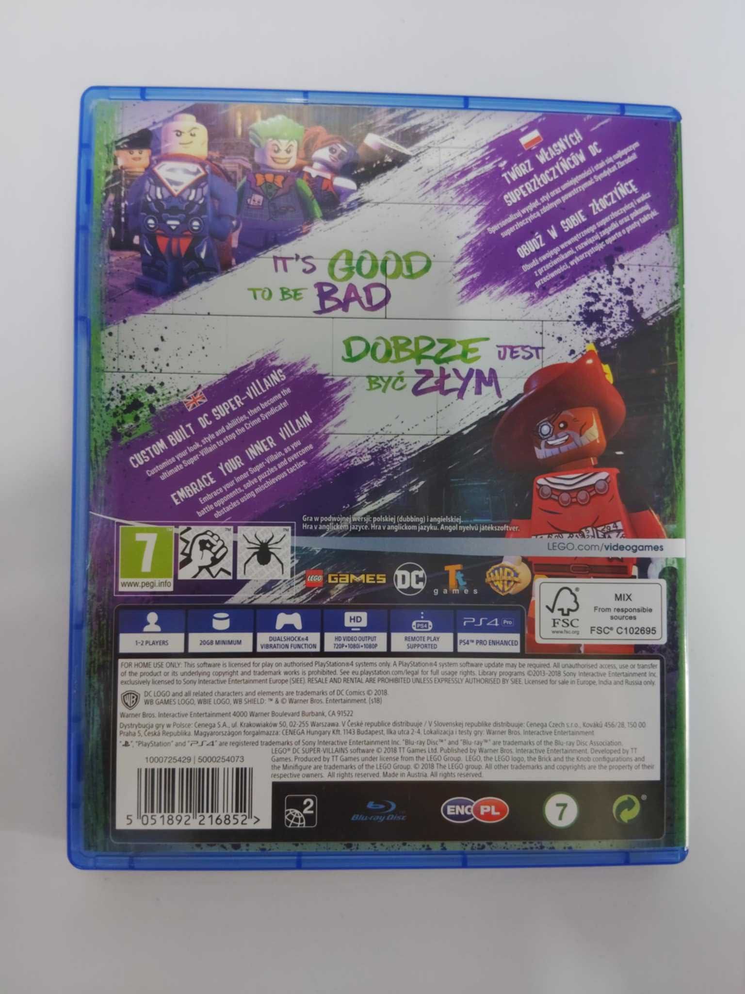 LEGO DC Super-Villains PS4 Polski dubbing w grze