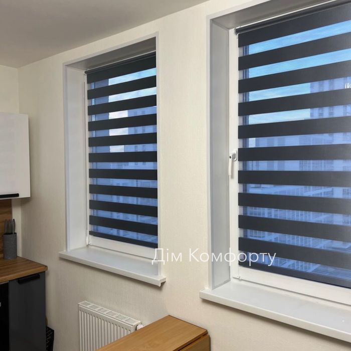 ДЕШЕВШЕ НЕ БУВАЄ.Тканинні ролети, жалюзі, рулонні штори,день-ніч.