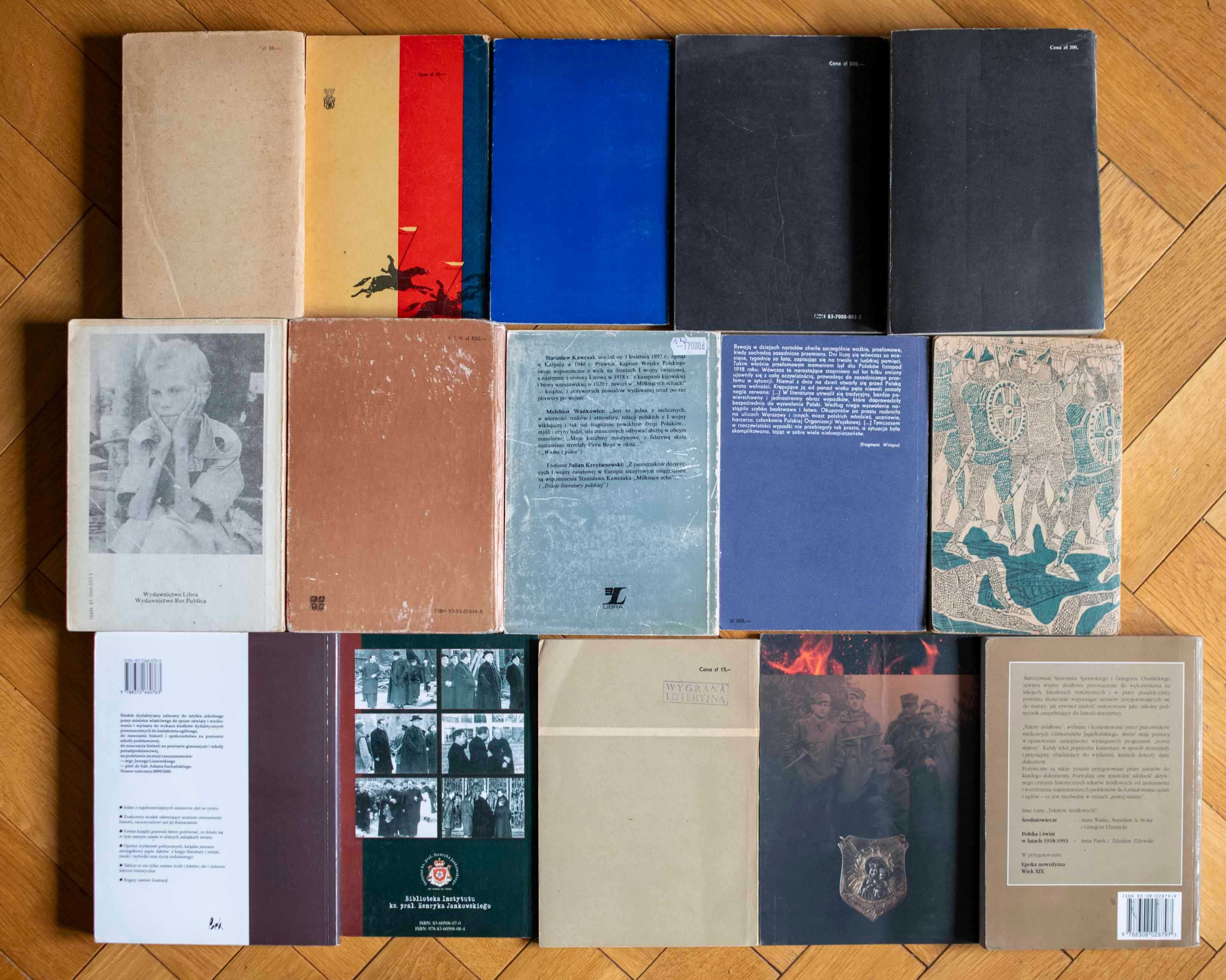 Kolekcja 36 Książek Historycznych Wojskowych Wojennych PRL Historia