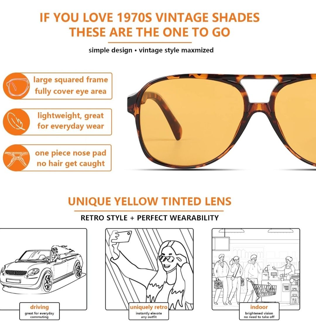 Xpectrum Trendy Retro Okulary przeciwsłoneczne