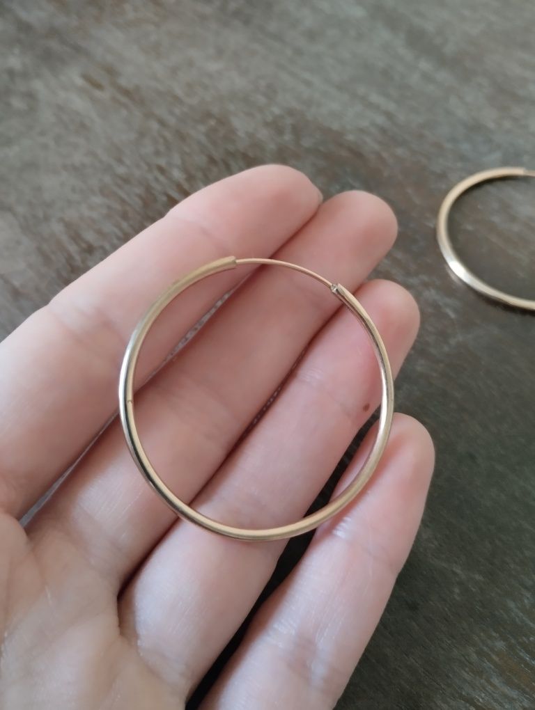 Сережки медичне золото