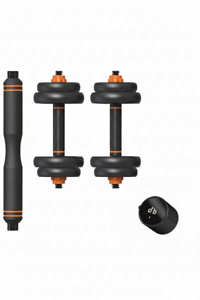 Kit de peso Xiaomi FED 35 kg: halteres + barra + sensor inteligente