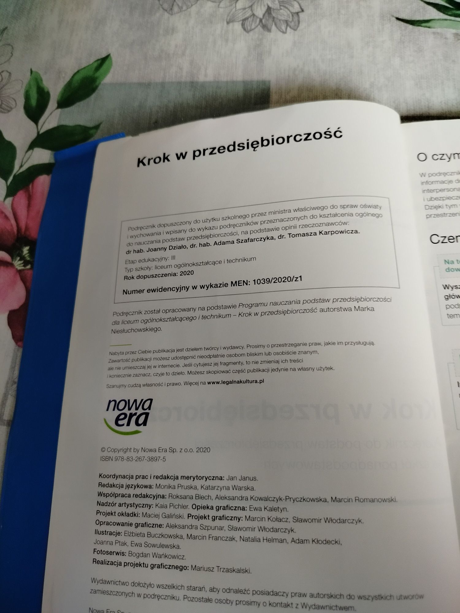 Krok w przedsiębiorczość Nowa era