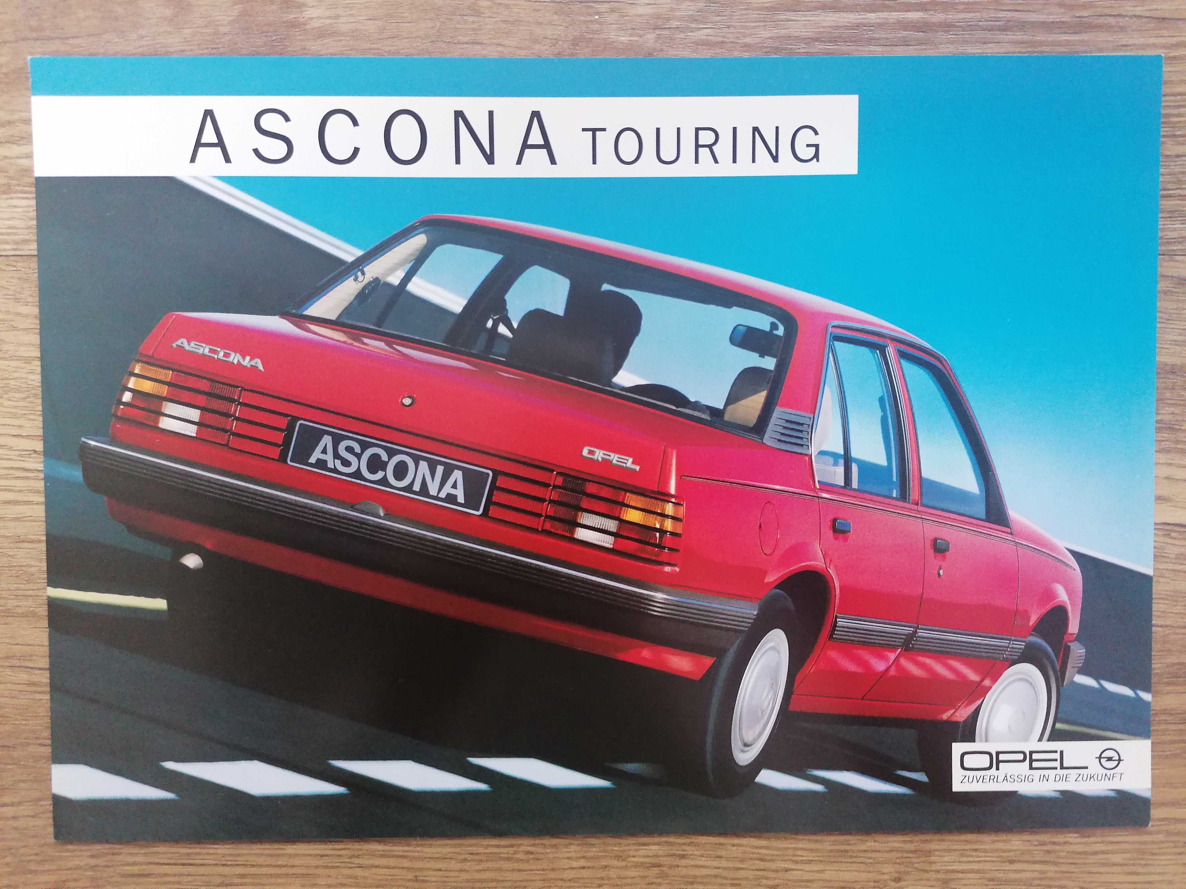 Prospekt Opel Ascona Touring.