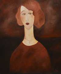 obraz olejny modigliani 50x60