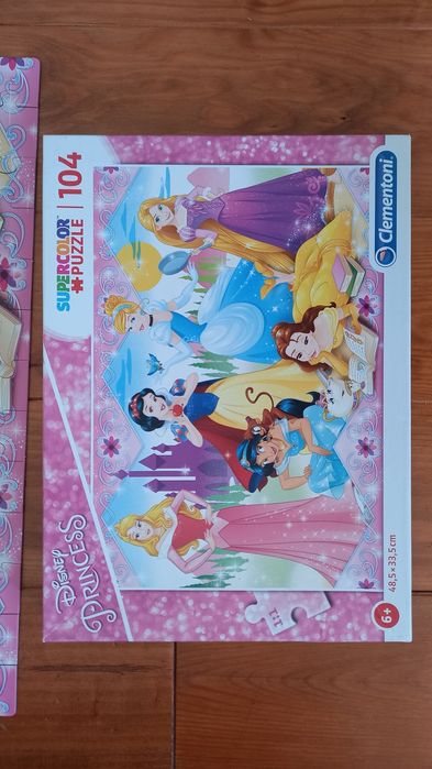 2 puzzles Princesas Disney 104 peças