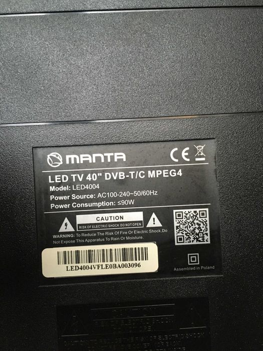 Telewizor 40" Manta LED 4004