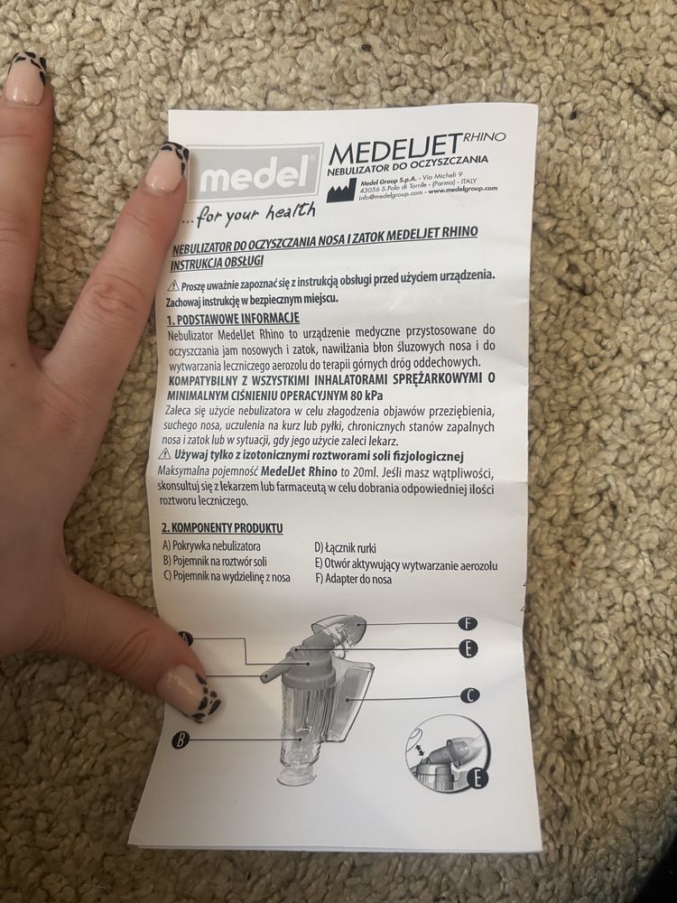 nebulizator MedelJet Rhido