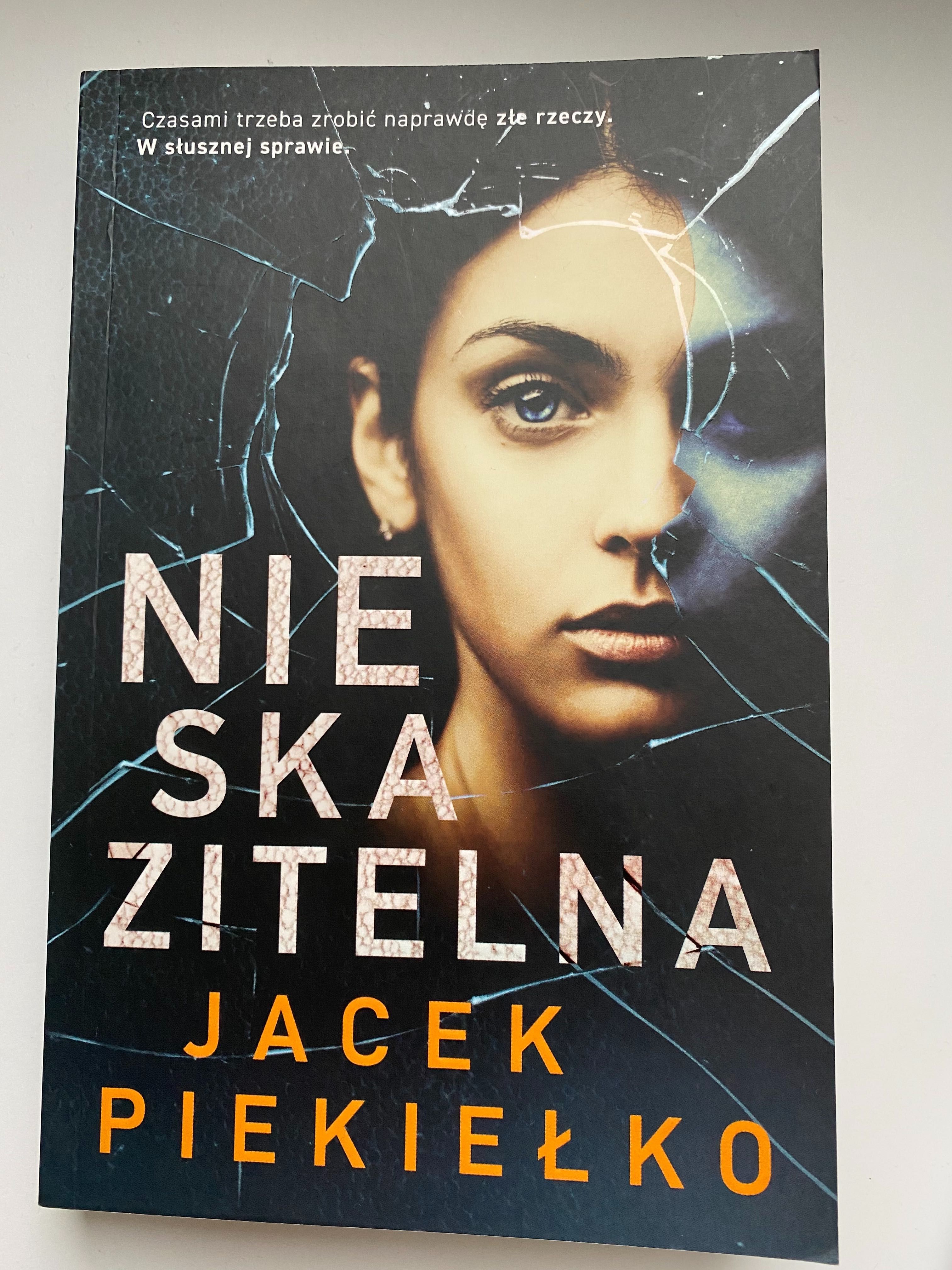 Książka thriller psychologiczny Nieskazitelna Jacek Piekiełko