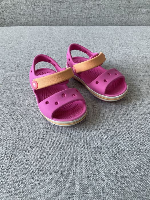 Sandały Crocs C5, 20-21, piankowe, różowe